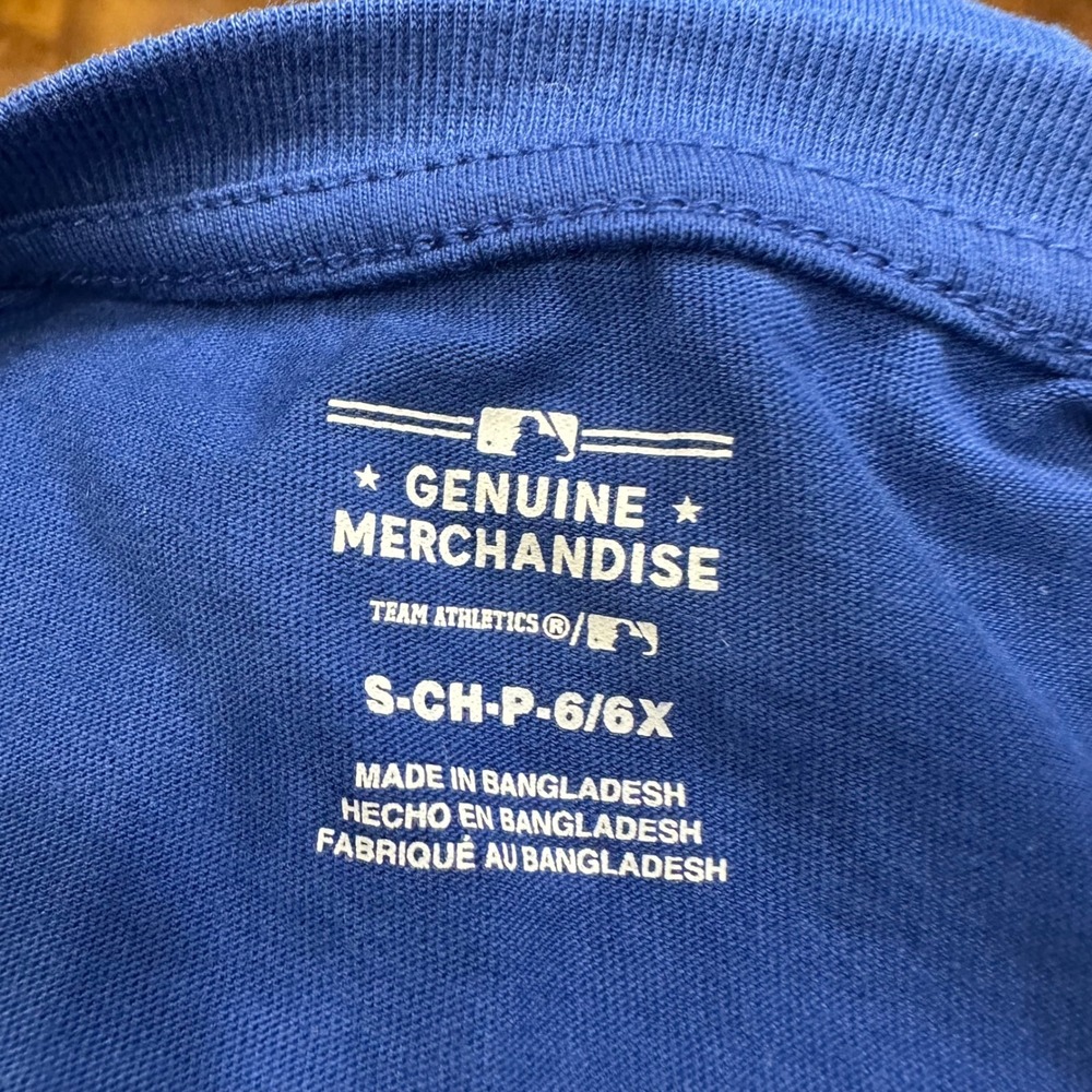 2 Texas Rangers Genuine Merchandise Shirts Youth Small - Picture 3 of 4